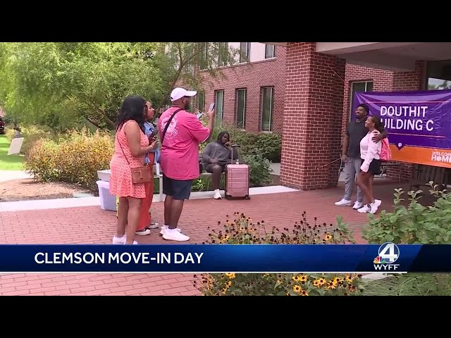 It's freshmen student move-in and welcome week at Clemson University