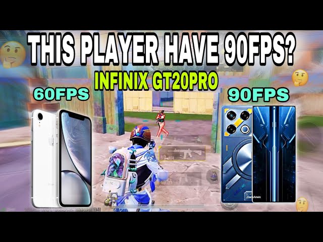 IPHONE XR VS INFINIX GT20 PRO 60FPS VS 90FPS 1v1 BATTLE 🫤