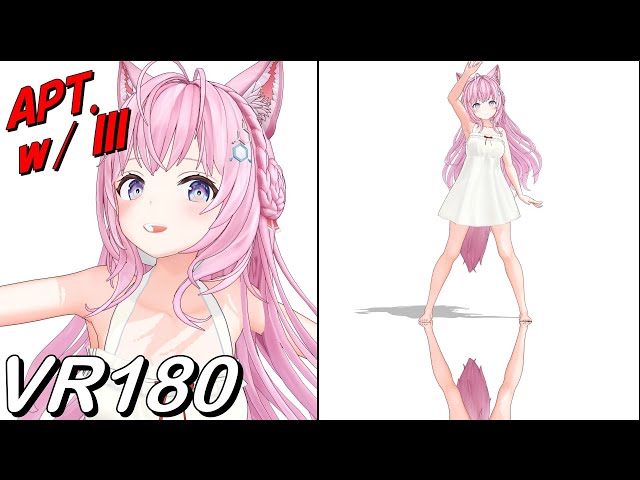 【VR180】近いVR APT. x III 博衣こより2【Hololive MMD 8K】 M injected