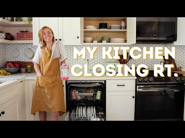 Kitchen Closing Routine As A Homemaker