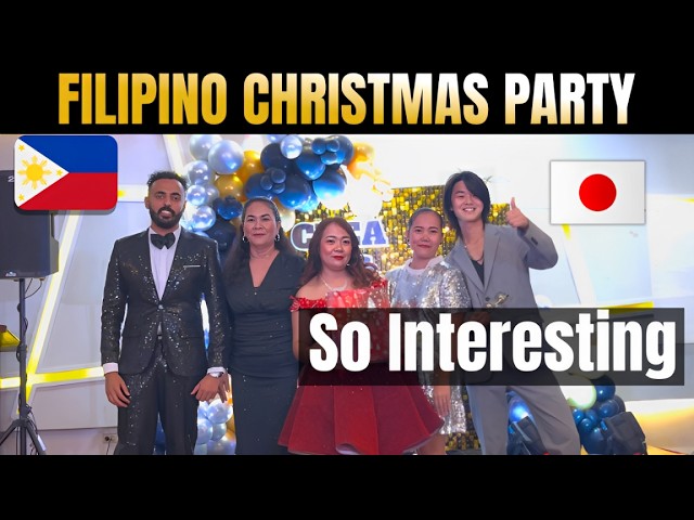 I joined a Filipino Christmas Party in Cebu / The difference between Japanese and Filipino