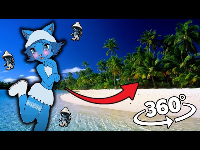 Smurf Cat meme | WE LIVE WE LOVE WE LIE | Smurf Cat Girl | 360 VR Finding Challenge