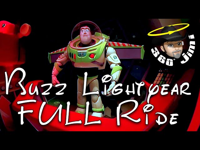 Disney’s Magic Kingdom Buzz Lightyear FULL Ride in 360