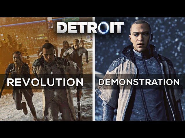 Revolution vs Demonstration (Which is the Right Choice?) - DETROIT BECOME HUMAN