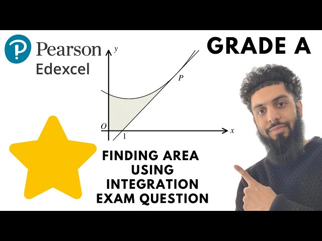 Pure Maths Yr1: Finding Area Using Integration Exam Question