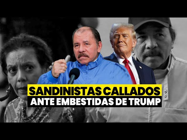 🔴⚠️ Sandinismo callado ante embestidas de Donald Trump