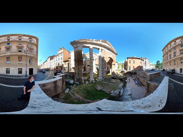 Rome Virtual Walking Tour👆 (Theater of Marcellus, Sant'Angelo in Pescheria, and Jewish Ghetto)