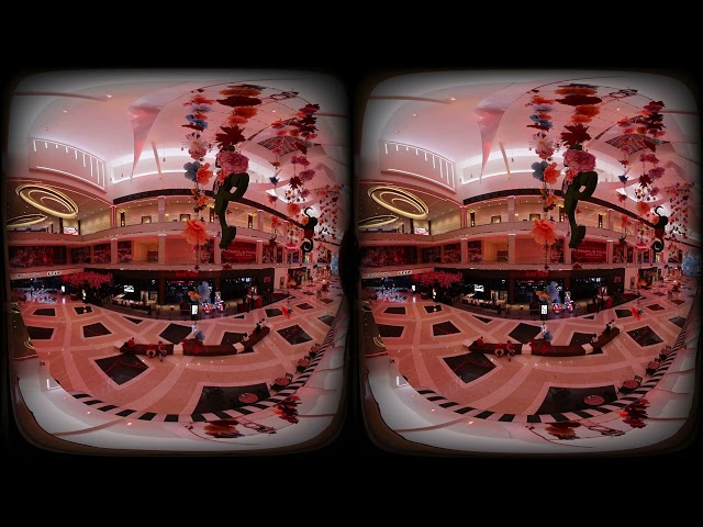 Resort World Vegas 3D VR 180° 8K video TEST vid Oculus Vive Virtual Reality