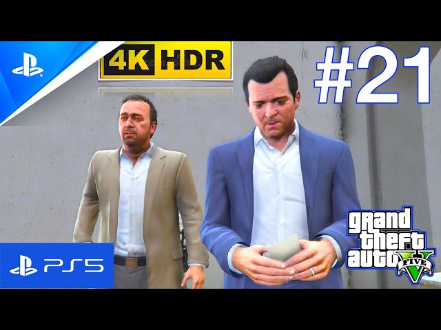 GTA V Gameplay Walkthrough #21 - Meet Dave Norton THE FIB AGENT 4K HDR 60 FPS Ultra HD #gta5 #gtav