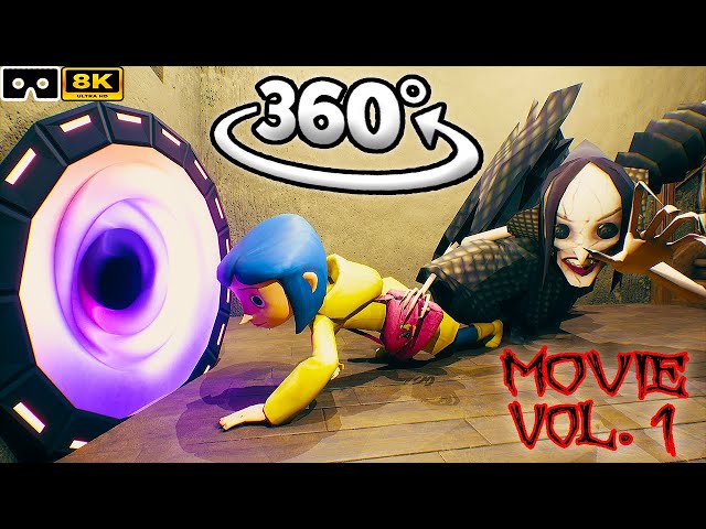 360° CORALINE | Movie Collection Part 1,2,3,4 | Scary VR 360º 8K Animation Film