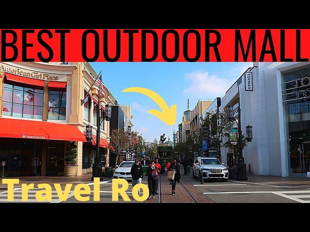 THE GROVE MALL LOS ANGELES CALIFORNIA | BEST OUTDOOR SHOPPING MALL LA.🛍