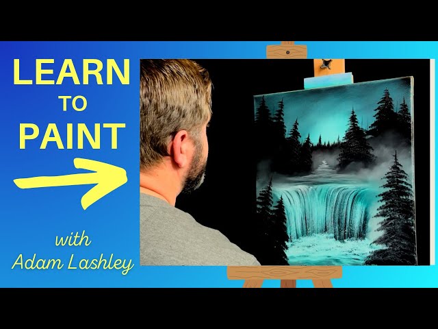 Misty Night Falls | Paint with Adam | Wet on Wet Technique | Oil Painting for Beginners