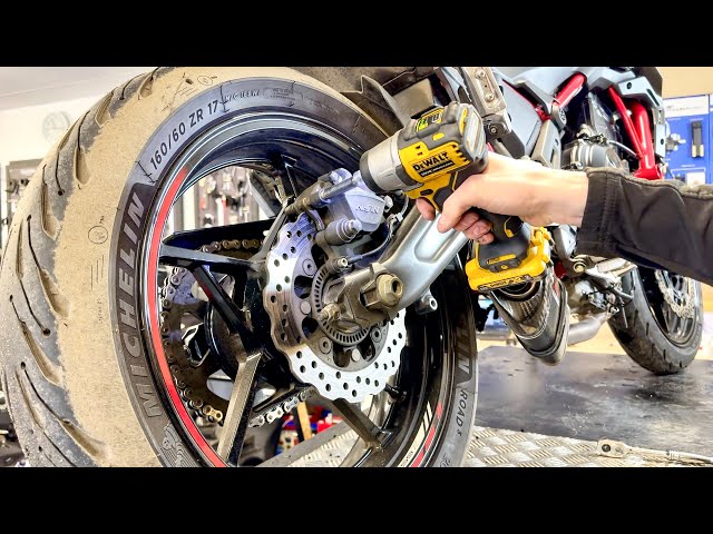 How To Change Motorcycle Brake Pads - Kawasaki Z650