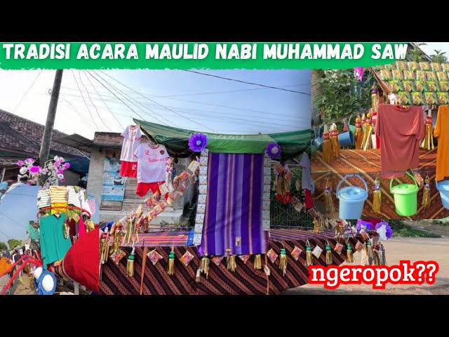 Kegembiraan acara maulid nabi muhammad saw ||Tradisi di daerah kota serang Banten 2024