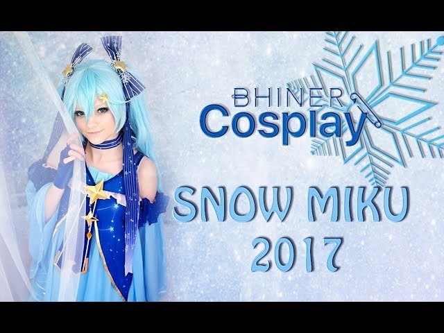 【Bhiner cosplay】 Vocaloid Snow Miku 2017 Cosplay Costume - UNPACKING & REVIEW