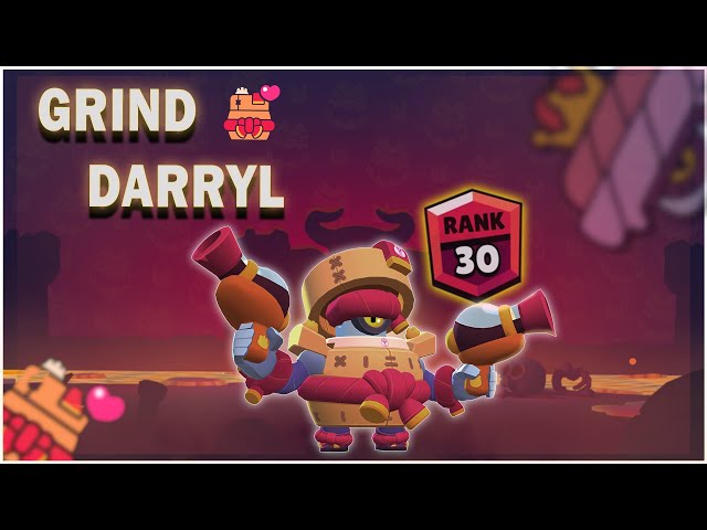 Grind Darryl To 1000  | BrawlBall | Rank 30 Darryl in Brawlstars | Alone Knight