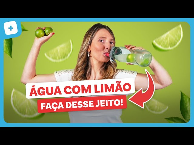 O jeito certo de tomar ÁGUA COM LIMÃO para EMAGRECER