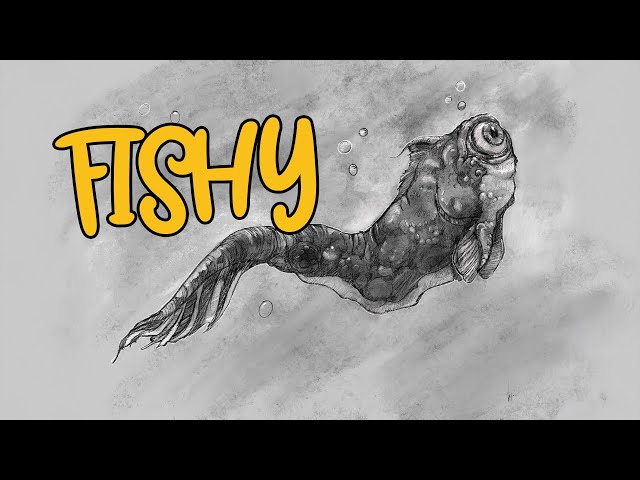 Timelapse Doodle "Creeper Fish"