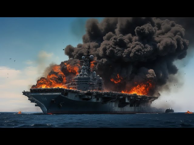 1 minute ago! Russia's Most Advanced Aircraft Carrier Destroyed by Ukrainian Forces