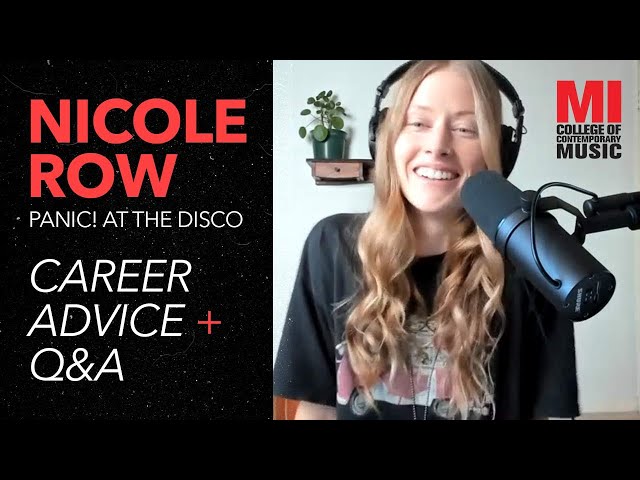 Musician Career Advice & Tips with Panic! At The Disco Bassist Nicole Row