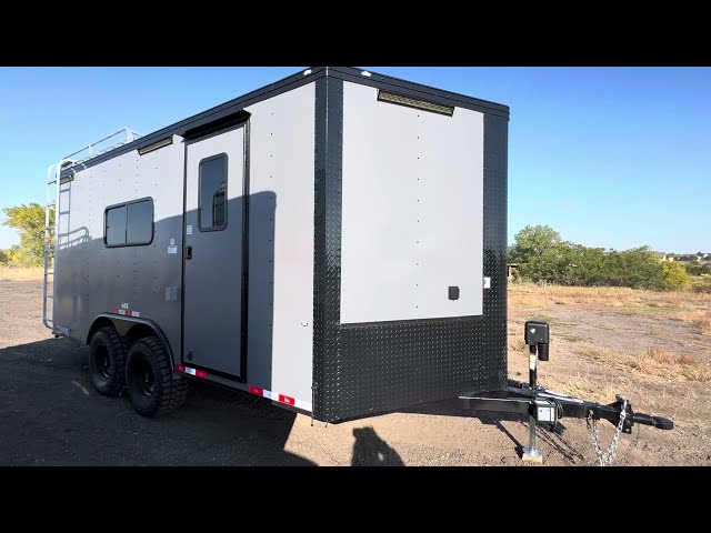 8.5x16 +3-foot V-Nose Colorado Off Road Trailer for sale!!