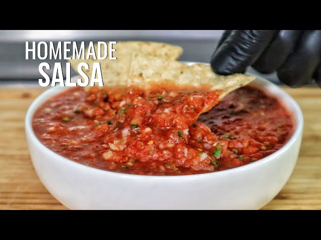 Make The BEST Super Bowl Salsa In 10 Minutes!