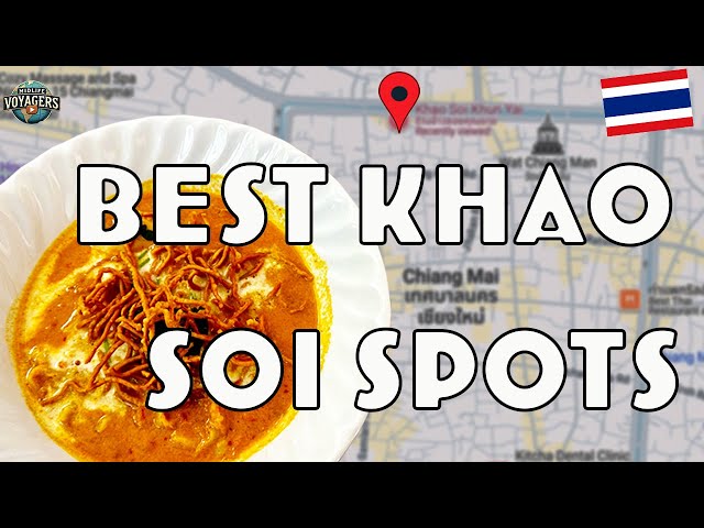 🇹🇭 4K Where to Eat the BEST Khao Soi in Chiang Mai! 🥢 | Midlife Voyagers’ Food Hunt