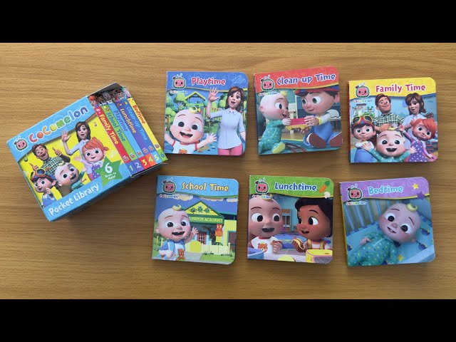 Cocomelon Little Pocket Library: Read Aloud 6 Book Collection for Children and Toddlers