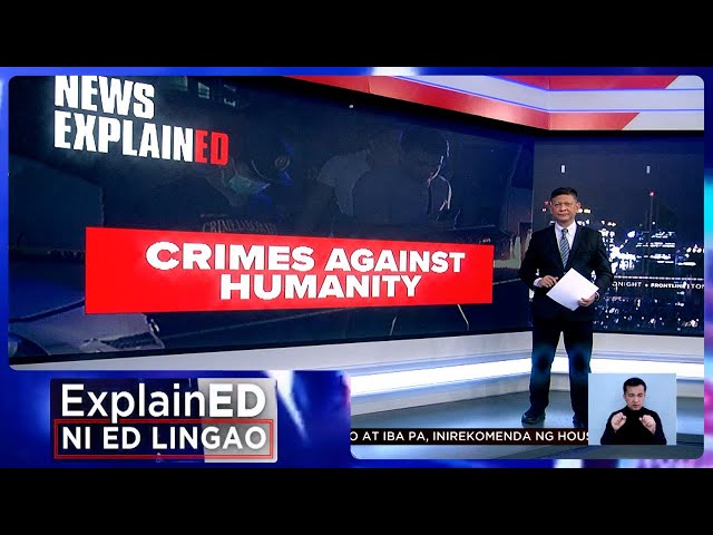 News ExplainED: Crimes against humanity | Frontline Tonight