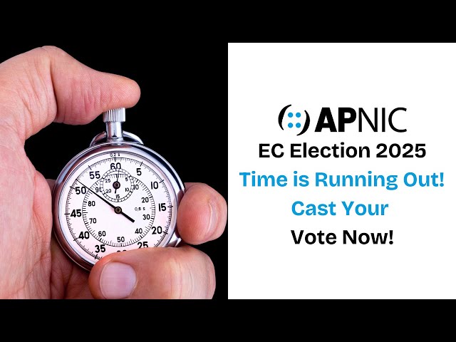 𝗔𝗣𝗡𝗜𝗖 𝗠𝗲𝗺𝗯𝗲𝗿𝘀 - Time is Running Out! Cast Your Vote Now!