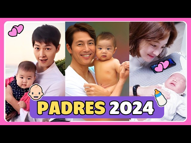 💖 8 ACTORES COREANOS que se convirtieron en PADRES en 2024 👨‍👦, algunos incluso por SEGUNDA VEZ 😲