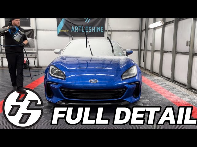 SUBARU BRZ FULL DETAIL + PAINT CORRECTION + CERAMIC COATING ASMR