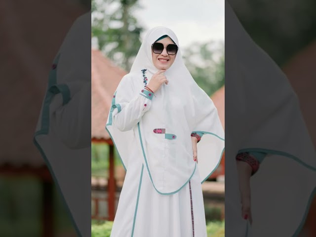 GAMIS SYAR'I TERBARU. GAMIS PUTIH UMROH HAJI. AULIA FASHION. SURABAYA. OEPN RESELLER WA 085335401983