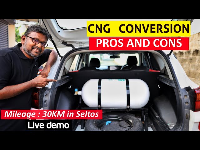 Car CNG Pros and Cons - Conversion எப்படி செய்வார்கள்? | Detailed demo | Mileage? | Test drive