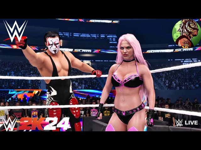 WWE FULL MATCH The Brothers of Destruction vs Sting and Lauren Hall WWE2K24