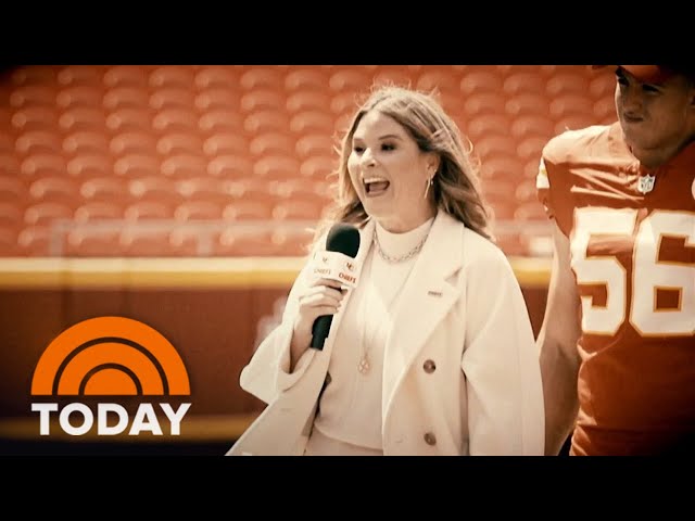 Get a peek at Jenna Bush Hager in Hallmark's ‘Holiday Touchdown'