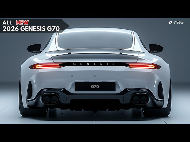 2026 Genesis G70 Unveiled - Top Choice Among Luxury Sedans ?