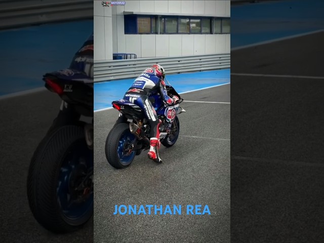 Jonathan rea's YZF R1 launch control Jerez winter test #jonathanrea #yzfr1 #wintertest