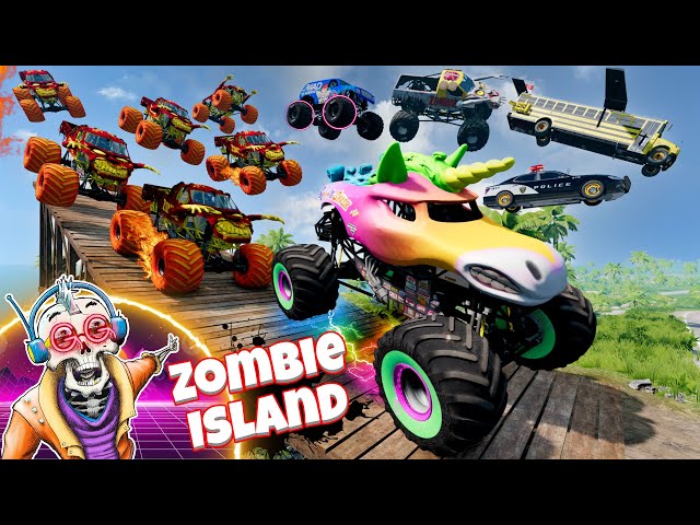 Monster Jam INSANE Zombie Island Adventure #31 | Racing, Freestyle, and High Speed Jumps