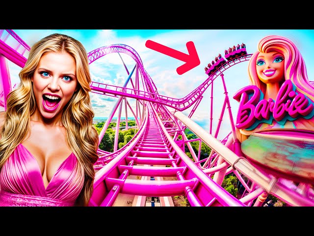 Barbie Roller Coaster: Can You Survive 100 Loops? 360º VR Video