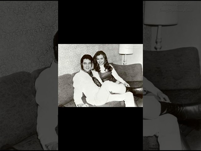 Elvis in Las Vegas. With country music singer Jeannie C. Riley at the Flamingo Hotel.