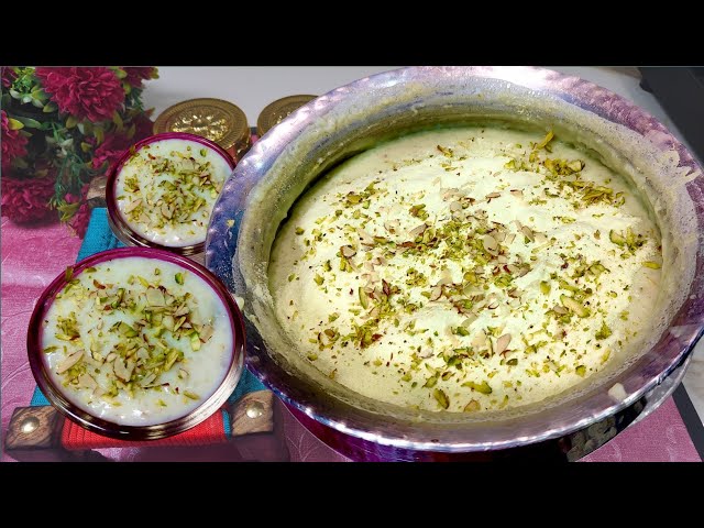 Secret Nuskhe Ke Saath Kam Mehnat Me | Shahi Phirni Recipe |