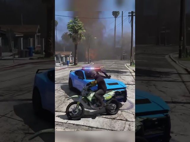 This cop wasn't happy with me in GTA 5 RP