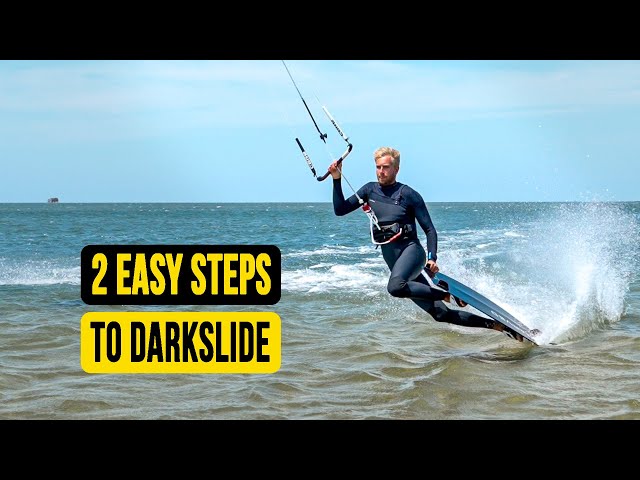 How to Darkslide | 2 Easy Steps // Kiteboarding SA Masterclass