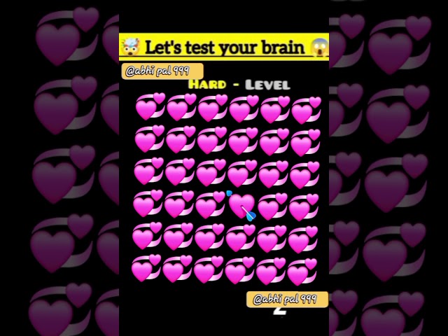 test your brain power and eye's test videos #iqtest #emojichallenge #iq #braintest #shortvideo