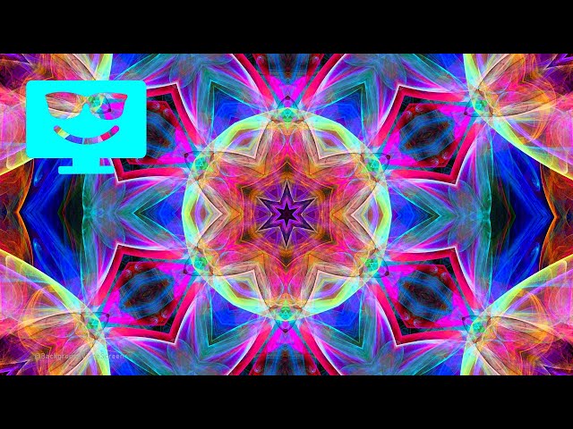 Kaleidoscope 🖥 Screensaver 4K 🖥 12 Hours - Background (No sound) Wallpaper