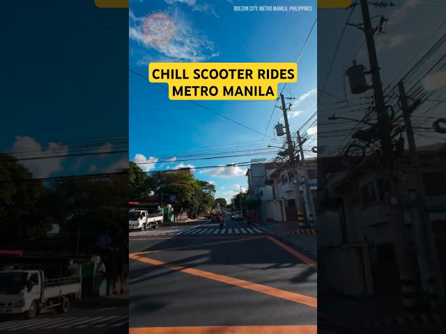 Scootering the streets of Metro Manila, PH #electrickickscooter #adventure #travel #viralvideo