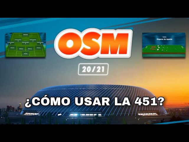 HOW TO USE THE 451? | TACTICS # 1 | ⚽ OSM 20/21 ⚽