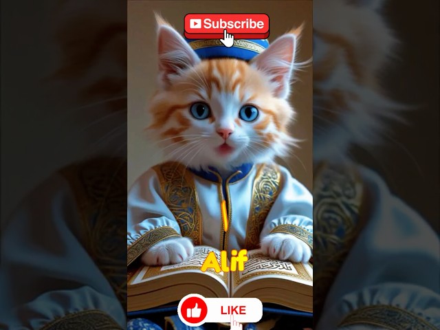 ALIF BA TA Kucing Sholawatan #kucinglucu #kucing #alifbata #kucingsholawat #viralvideo