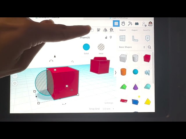 TinkerCAD Holes